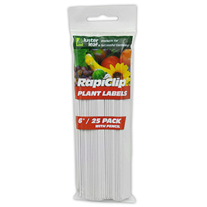 2 PACKS OF 50Pack 100 TOTAL Luster Leaf 840 Rapiclip 6-Inch Garden Plant Labels 