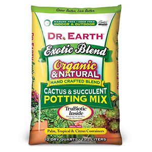 DR EARTH 12QT EXOTIC BLEND CACTUS & SUCCULENT POTTING MIX - Griffin ...